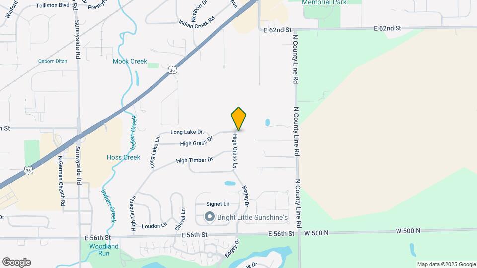 5869 High Grass Ln Map and Location Details