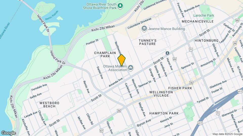 233 CARLETON Ave Map and Location Details