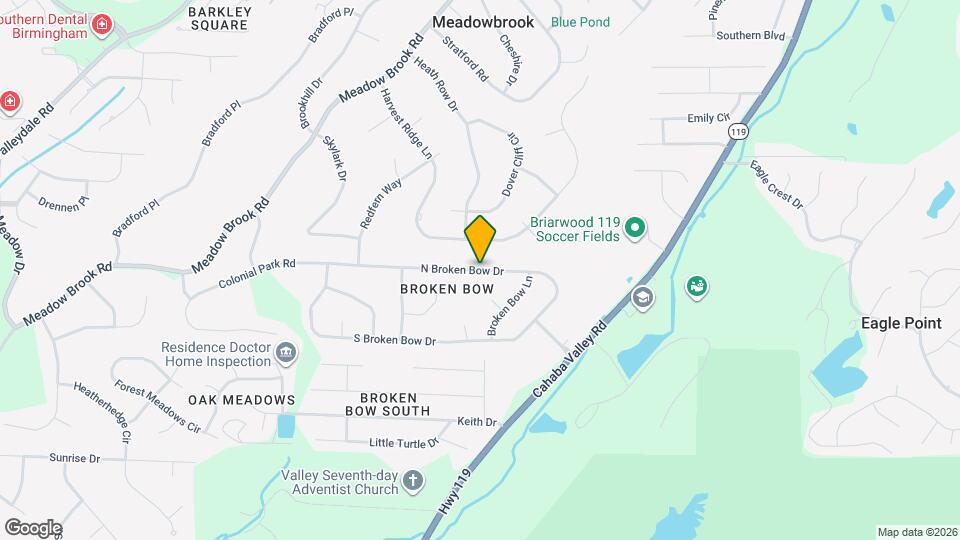 3394 N Broken Bow Dr Map and Location Details