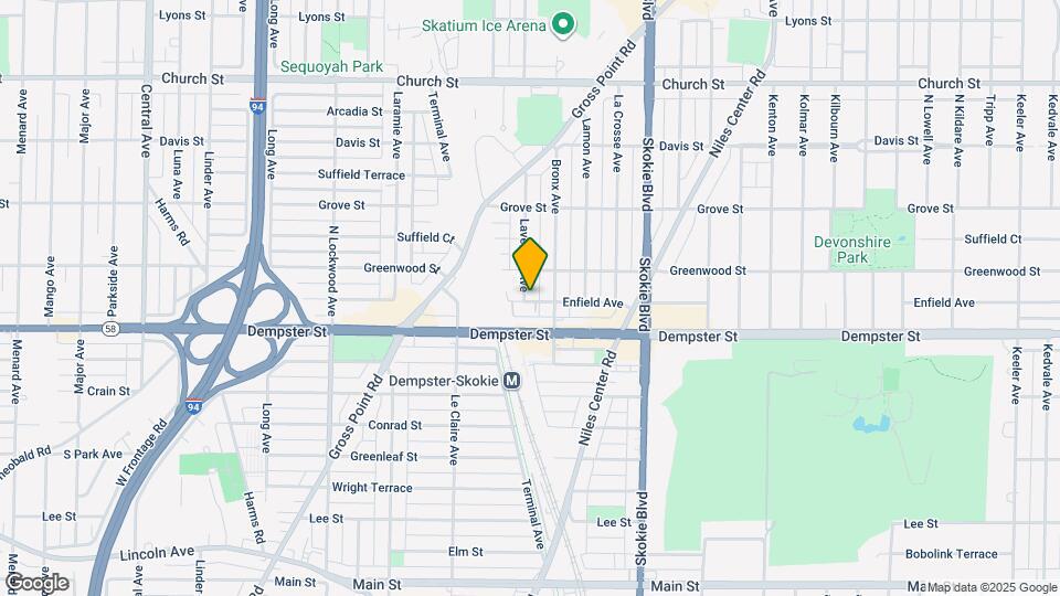 8835 Lavergne Ave Mapa y Detalles de la Ubicación