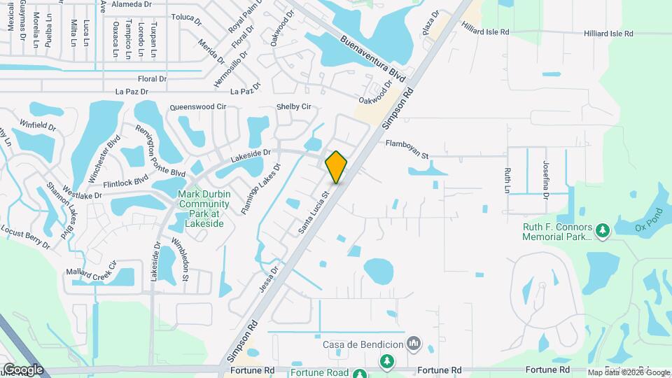 2299 Santa Lucia St Map and Location Details