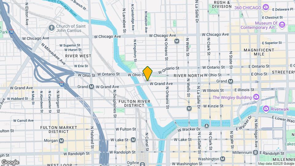 420 W Grand Ave, Unit 02A Map and Location Details