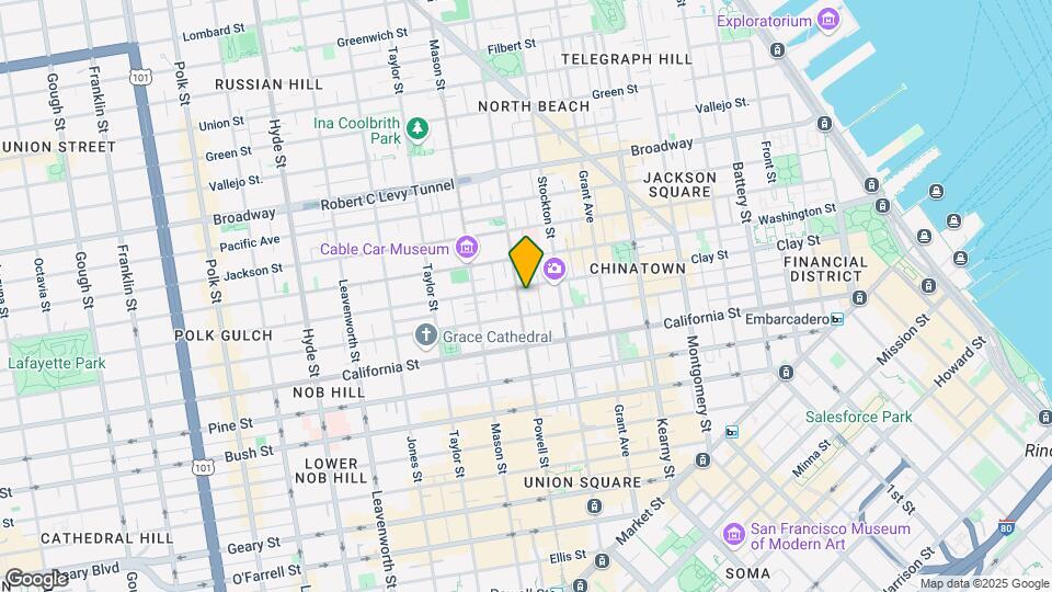 940-950 Powell St Mapa y Detalles de la Ubicación