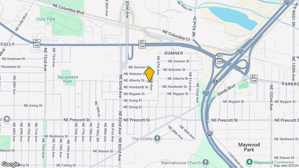 4919 NE 86th Ave Map and Location Details