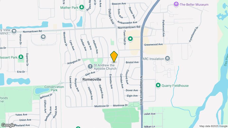 519 Everette Ave Map and Location Details