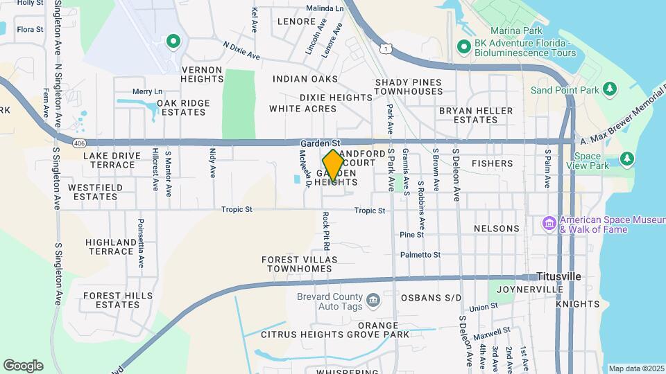 1707 N Eden Cir Map and Location Details