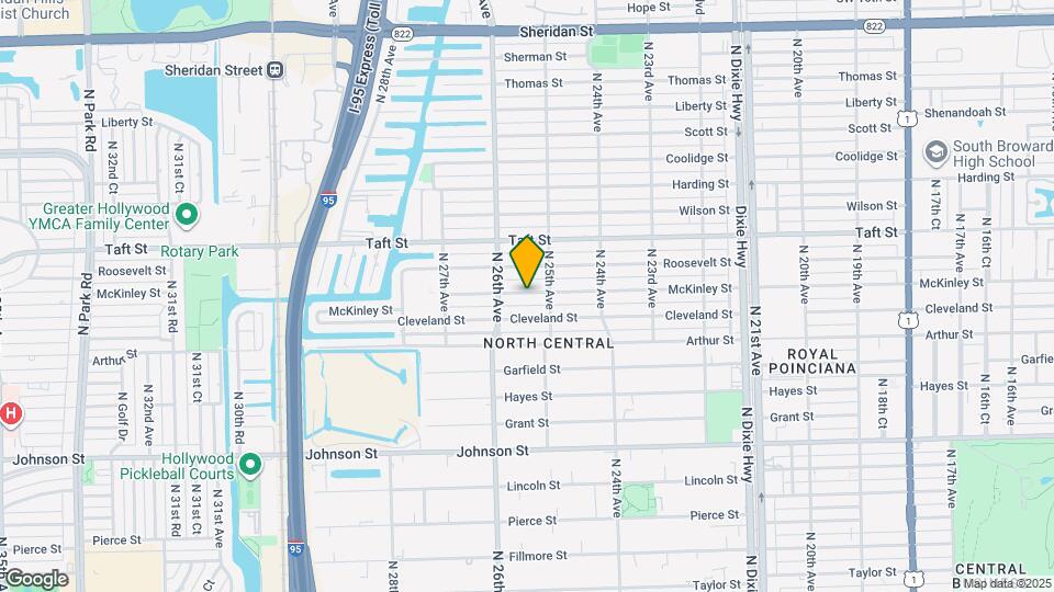 2522 McKinley St Map and Location Details