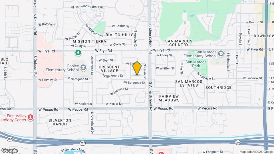 1069 W Glenmere Dr Map and Location Details