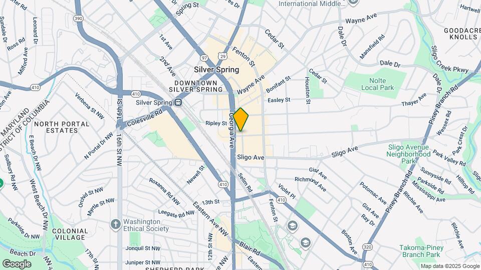 923 Silver Spring Ave Map and Location Details