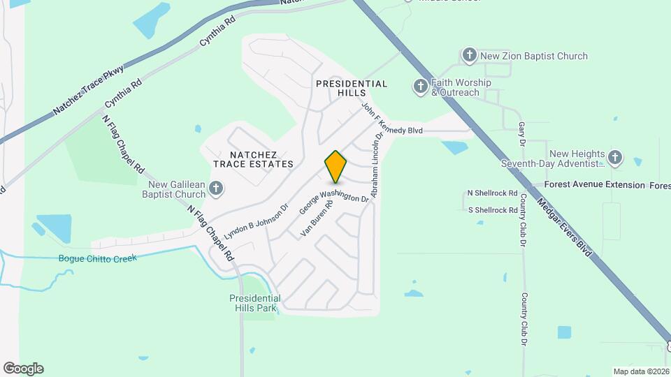 6605 George Washington Dr Map and Location Details