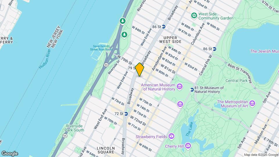 226 W 78th St Map and Location Details