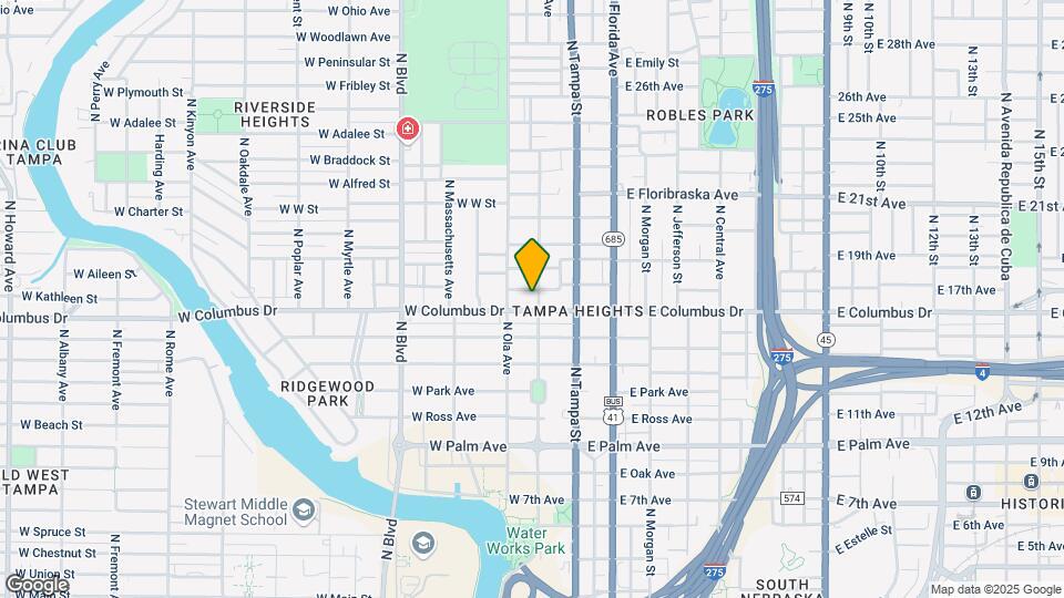 2604 N Highland Ave Map and Location Details
