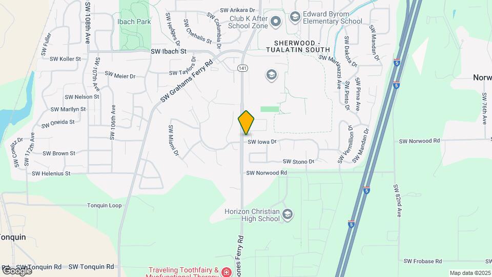 9445 SW Iowa Dr Map and Location Details