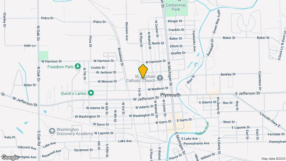 701 N Plum St Map and Location Details