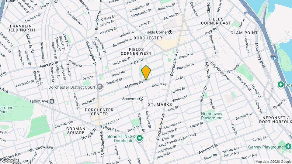 69 Melville Ave, Unit 1 Mapa y Detalles de la Ubicación