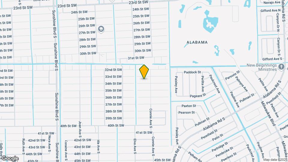 2606 34th St SW Map and Location Details