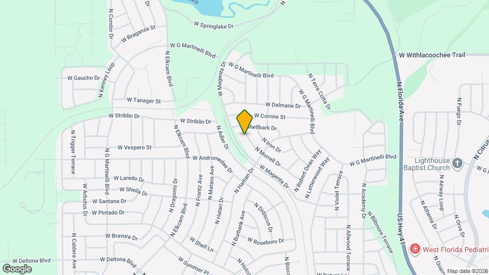 11108 N Morrell Dr Map and Location Details