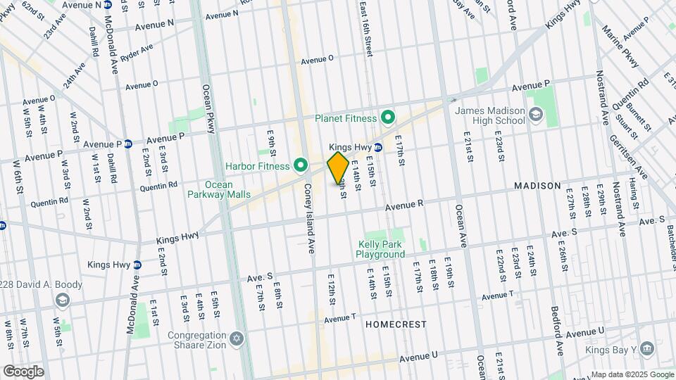 1746 E 13th St Mapa y Detalles de la Ubicación