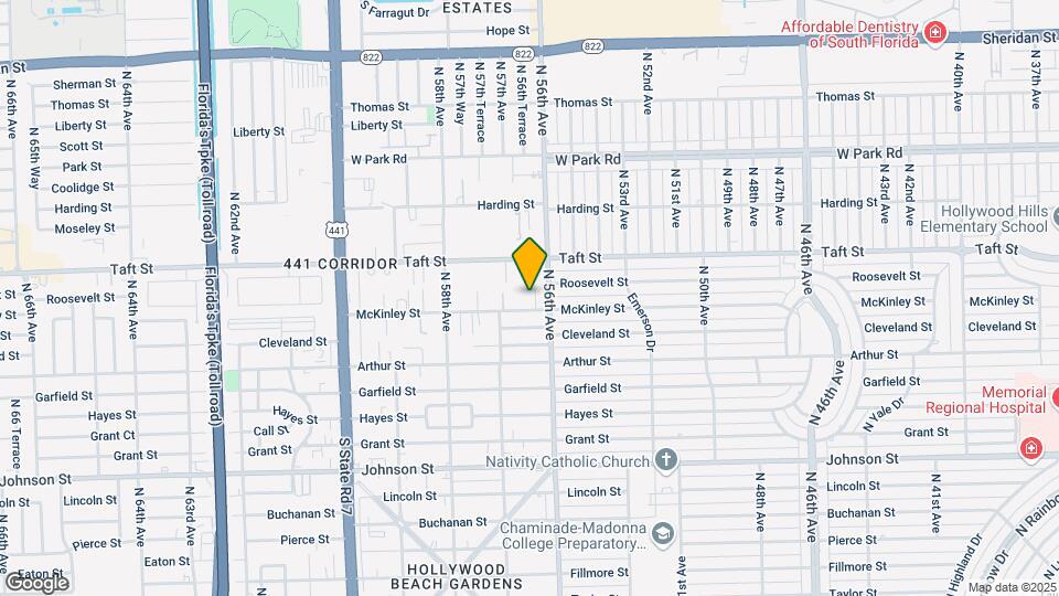 5619 Mckinley St Map and Location Details