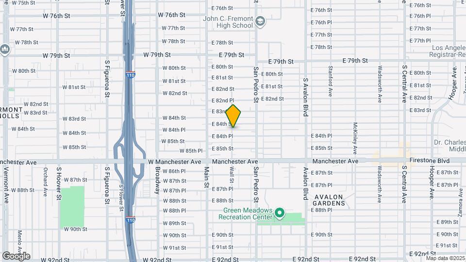 8418 1/2 Wall St Map and Location Details