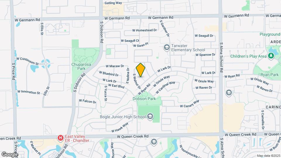 2438 S Chestnut Pl Map and Location Details