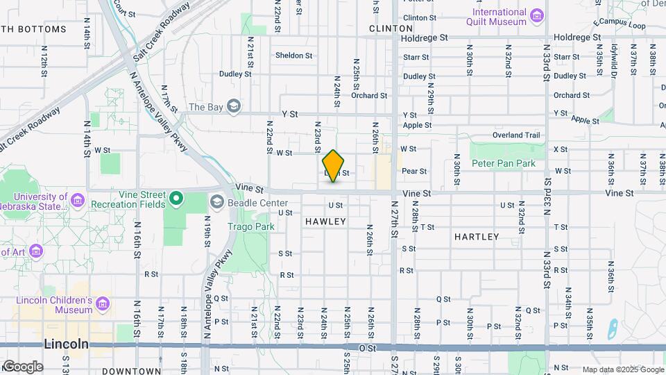 2436 Vine St Mapa y Detalles de la Ubicación