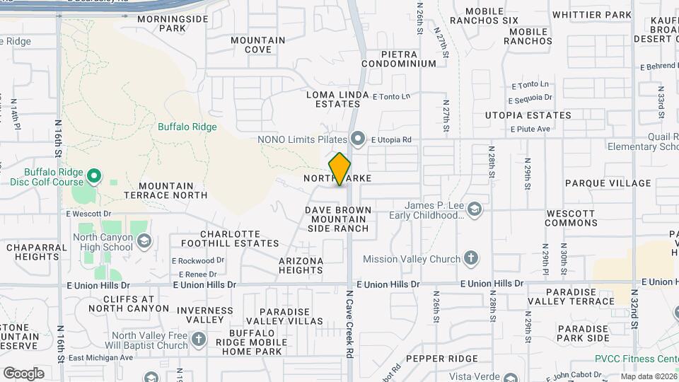 2319 E Taro Ln Map and Location Details