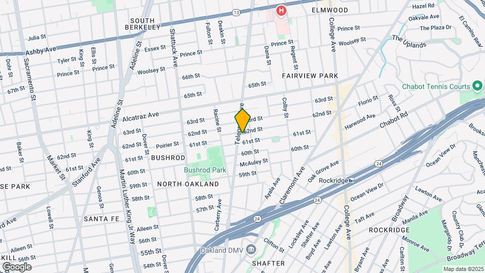 6116 Telegraph Ave Map and Location Details