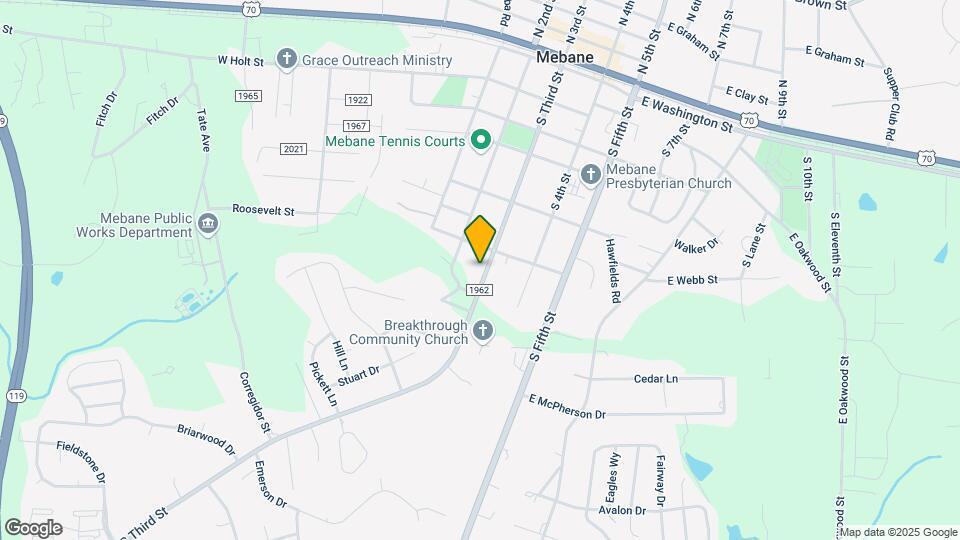 1405 Yellow Wood Dr Map and Location Details