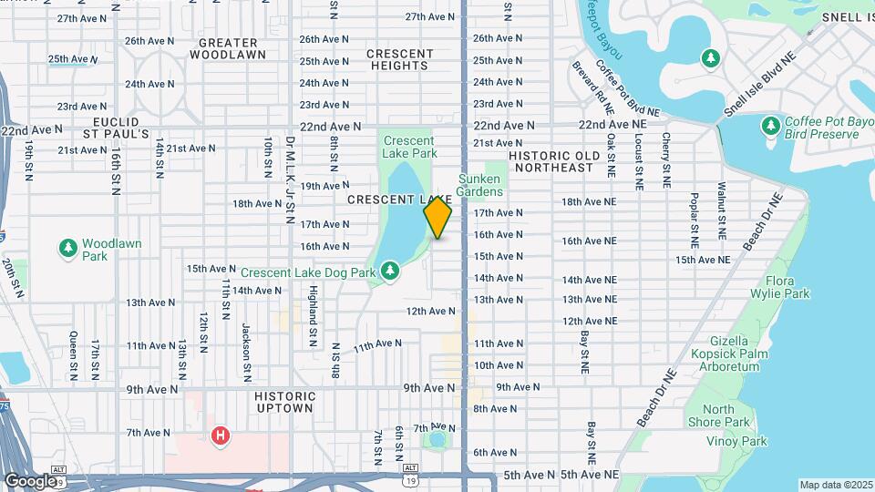 Crescent Lake Apartments Map and Location Details