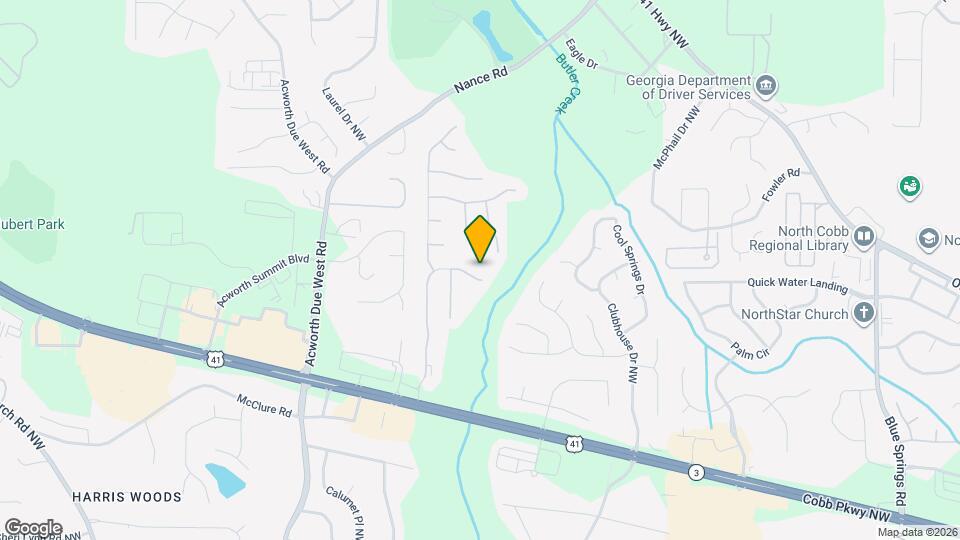 252 Creel Chase NW Map and Location Details