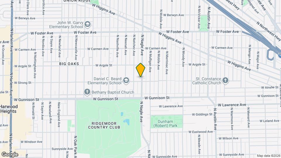 4908 N Nagle Ave Map and Location Details