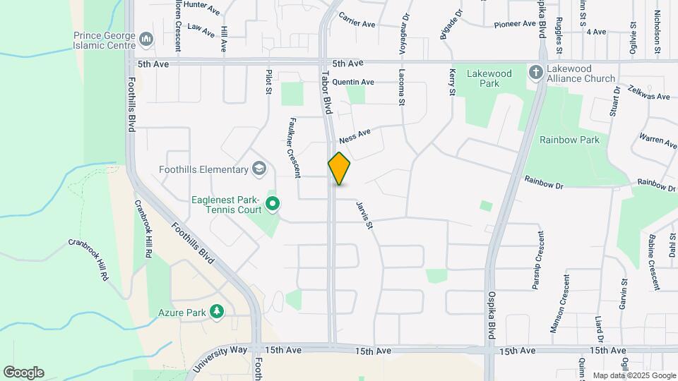 890 Tabor Blvd S Map and Location Details