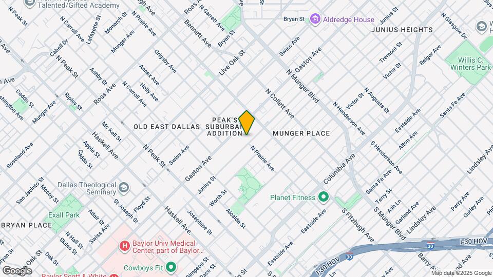 4803 Junius St Map and Location Details
