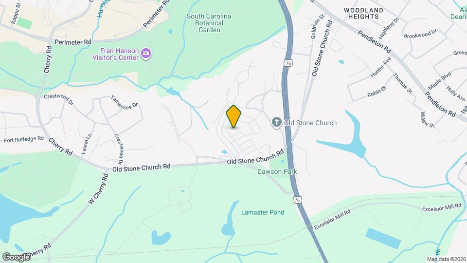 864 Clemson Mapa y Detalles de la Ubicación