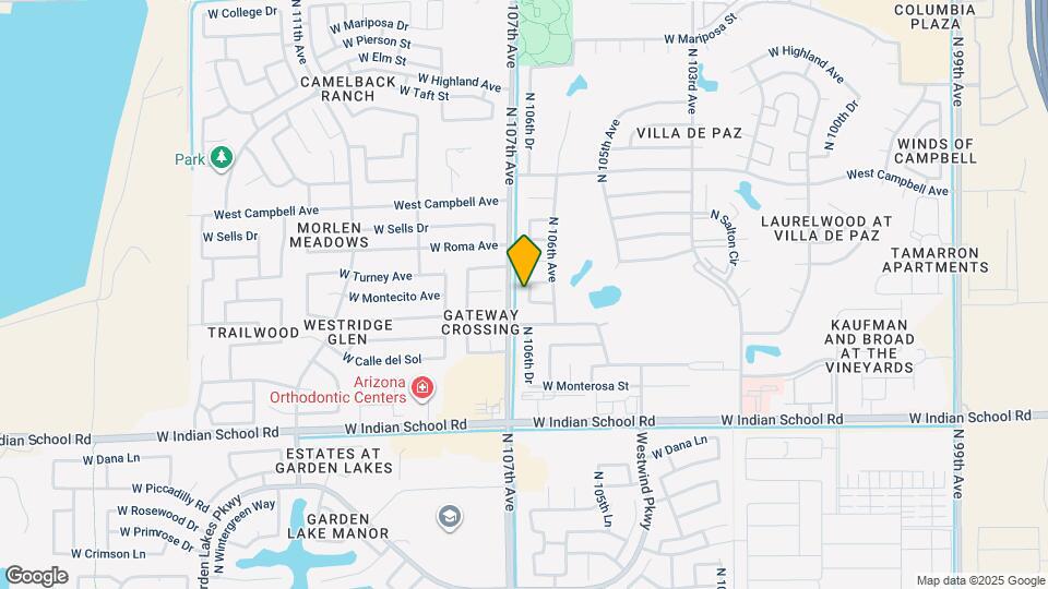4316 N 106th Dr Map and Location Details