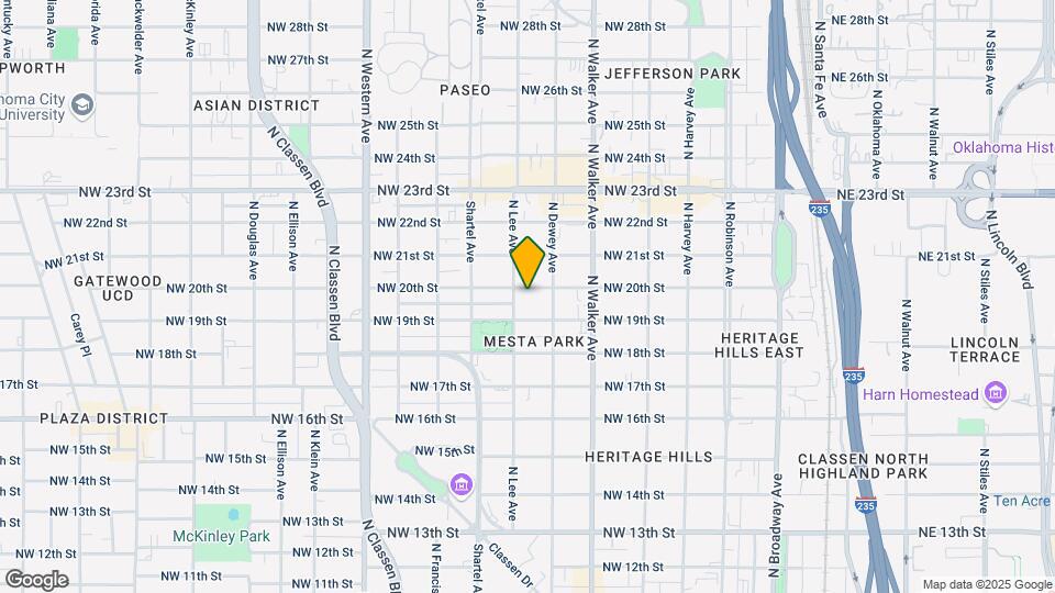 620 NW 20th St Map and Location Details