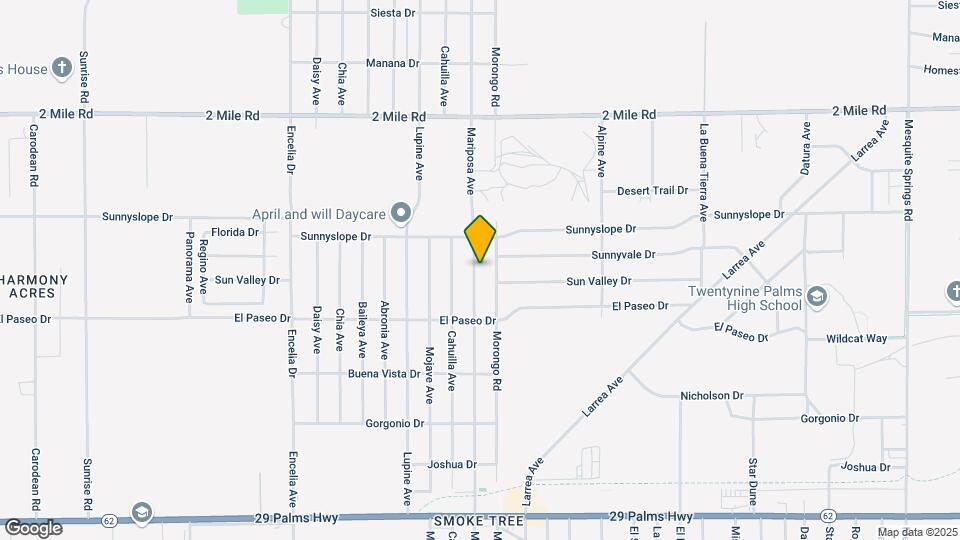 6001 Mariposa Ave Map and Location Details