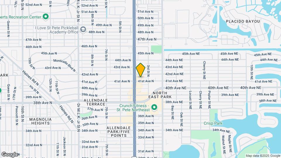 361 41st Ave N Map and Location Details