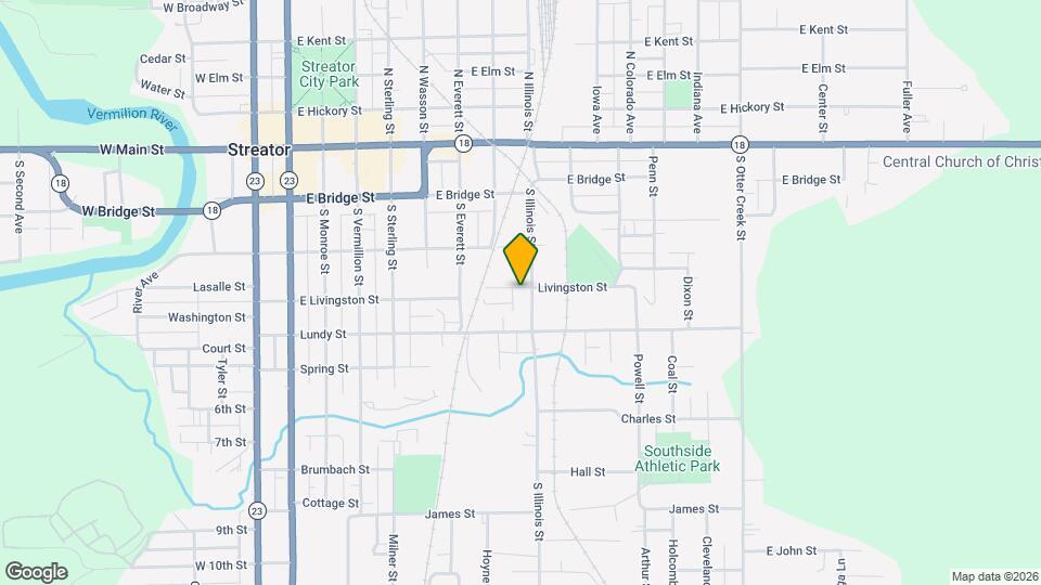 402 S Illinois St Map and Location Details