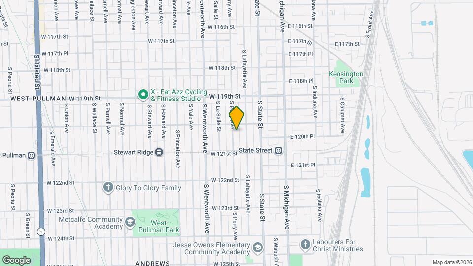 12019 S Perry Ave Map and Location Details
