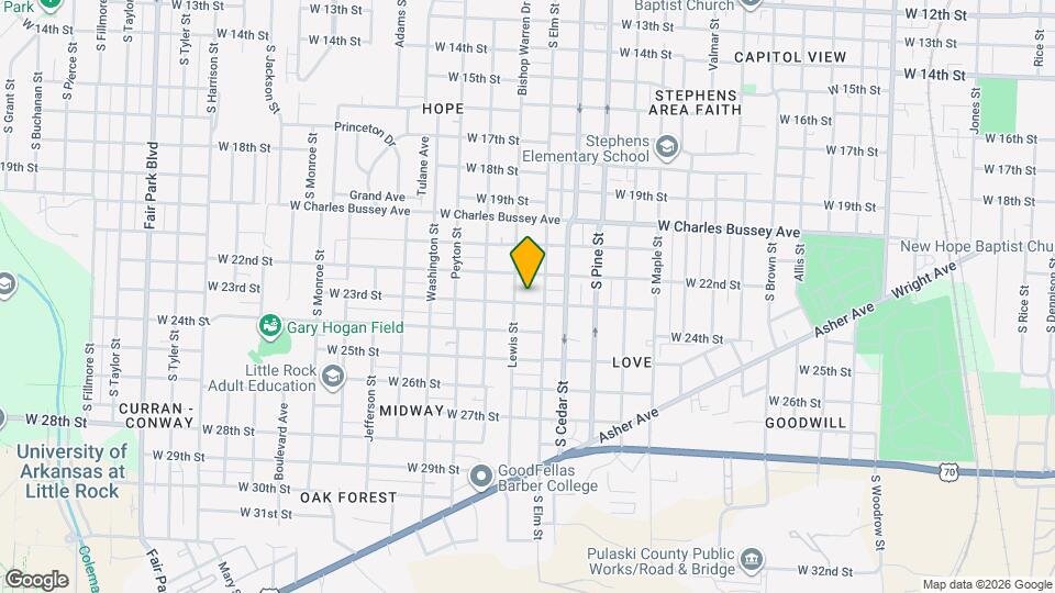 4118 W 23rd St Map and Location Details