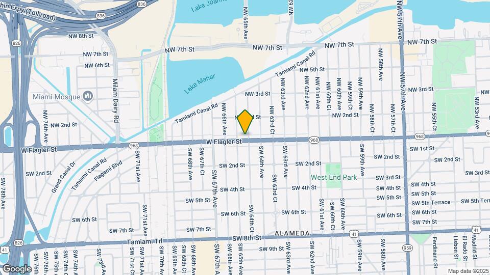 6451 W Flagler St Map and Location Details