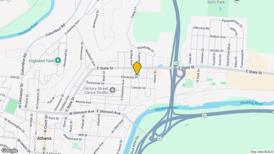 25 Hudson Ave Map and Location Details