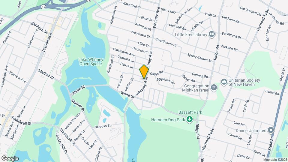 1602 Whitney Ave Map and Location Details