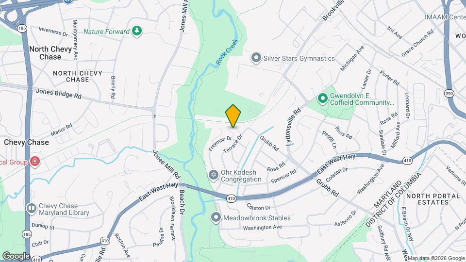 Round Hill Apartments of Chevy Chase Mapa y Detalles de la Ubicación