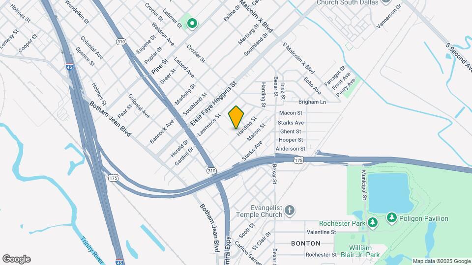 2327 Harding St Map and Location Details