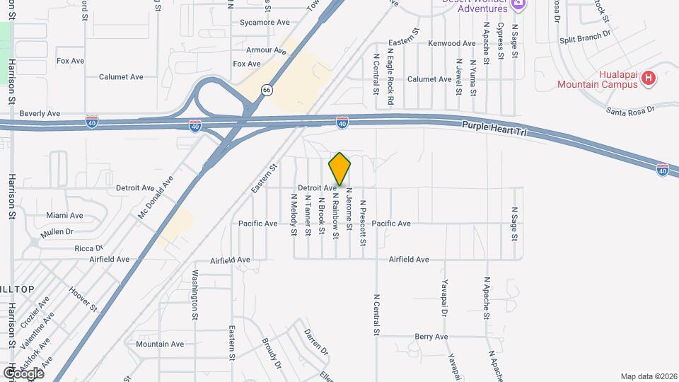 3104 N Rainbow St Map and Location Details