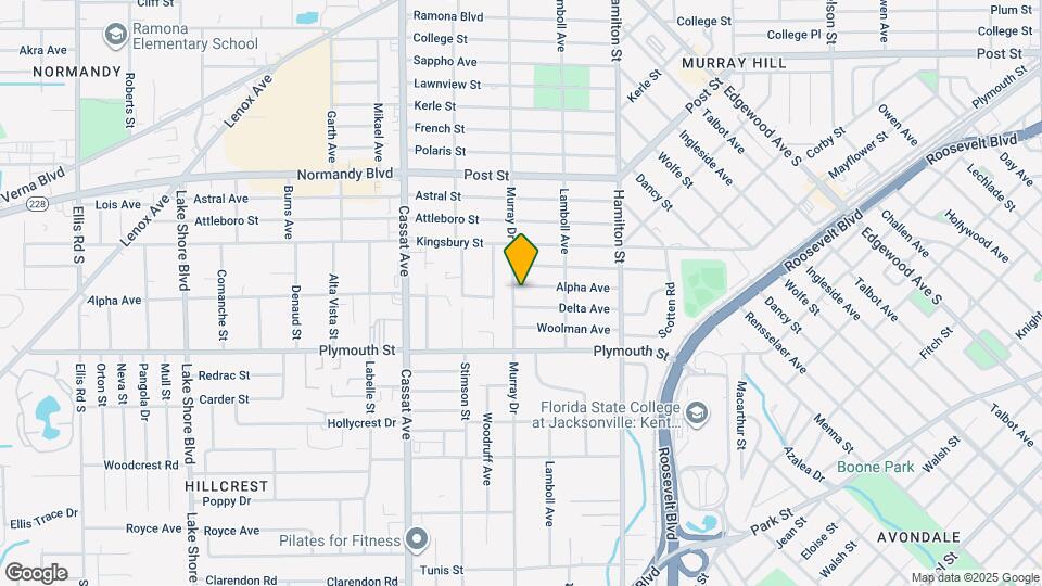 4652 Alpha Ave Map and Location Details