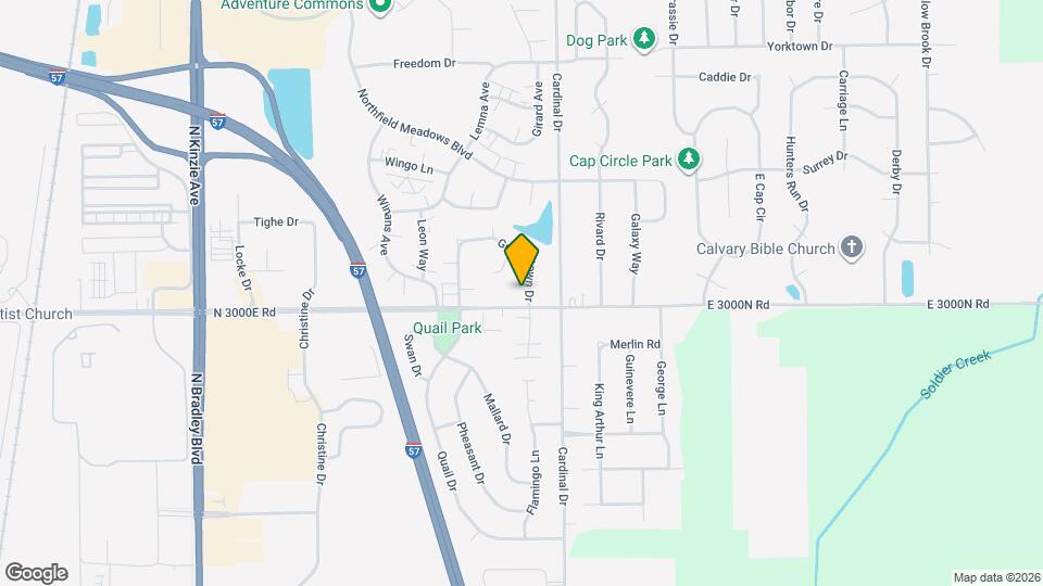 1394 E Armour Rd Mapa y Detalles de la Ubicación